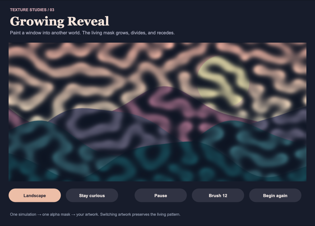 Growing Reveal